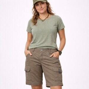 Kuhl Vintage Patina Dye Outdoor Hiking Cargo Shorts Women's Size 8